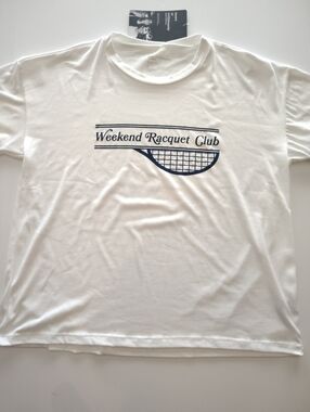 Lovers Of Humanity/ Weekend Racquet Club Graphic Tee- New With Tags